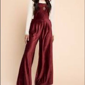 Corduroy Flare Leg Jumpsuit- Size Medium